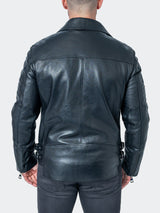 Leather Thought Black View-8