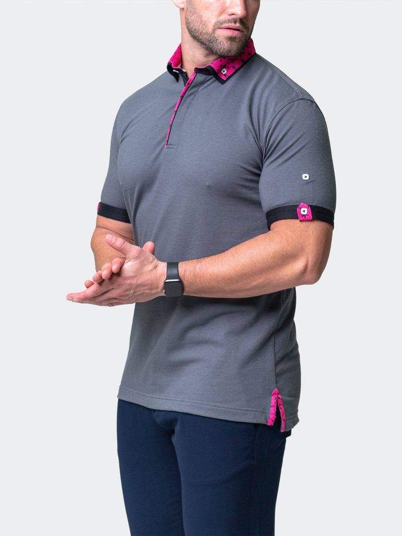 Polo MozartSolidCrossBones Grey