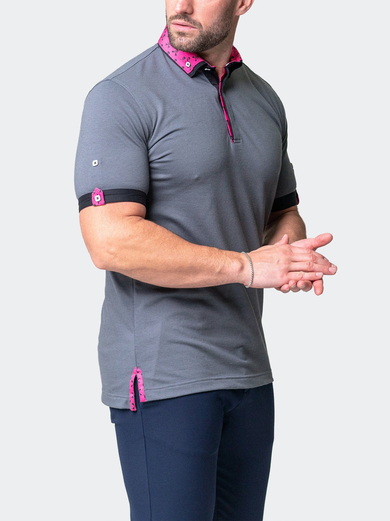 Polo MozartSolidCrossBones Grey