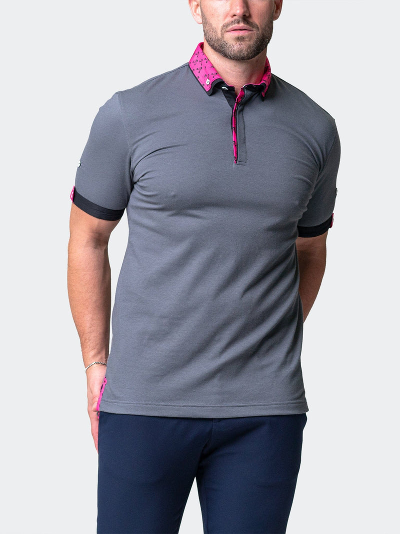 Polo MozartSolidCrossBones Grey