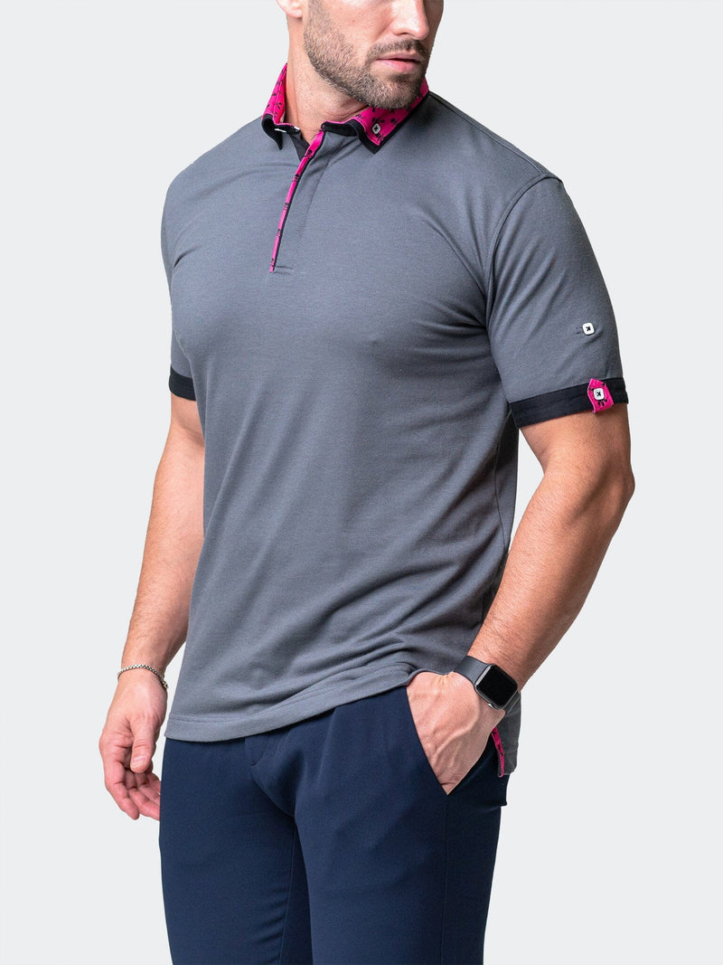 Polo MozartSolidCrossBones Grey