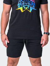 Shorts Neon Black View-3