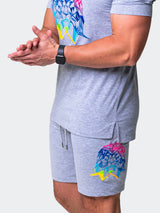 Shorts Neon Grey View-1