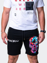 Shorts SkullPaint Black View-2