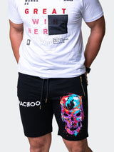 Shorts SkullPaint Black View-4