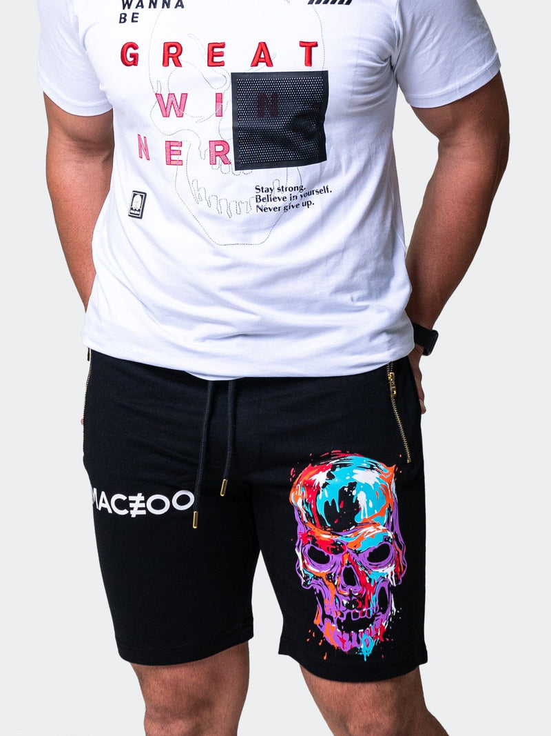 Shorts SkullPaint Black