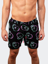 Swim Lion SkullFloat Black View-1