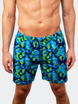 Swim Lion Tie Green View-1