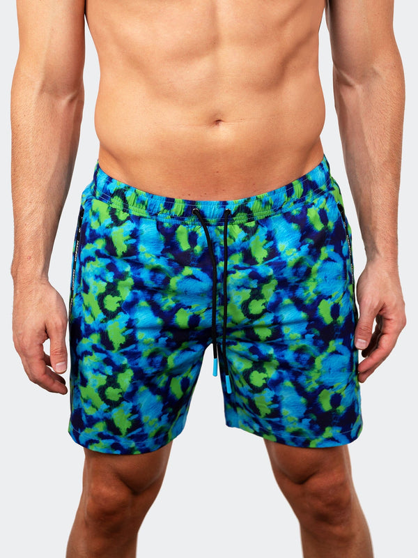 Swim Lion Tie Green