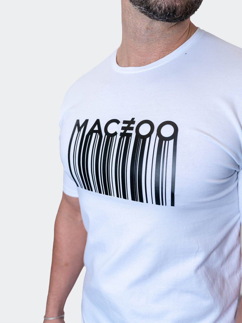 Tee Barcode White