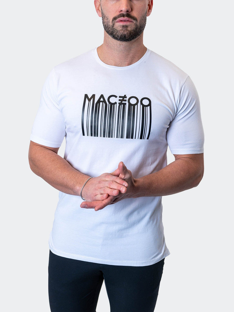 Tee Barcode White