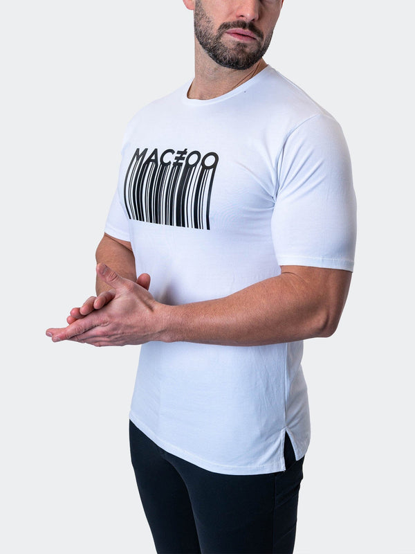 Tee Barcode White