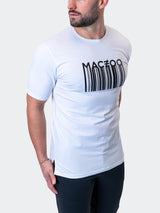 Tee Barcode White View-3