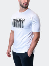 Tee Barcode White View-5