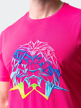 Tee Neon Fushia View-2