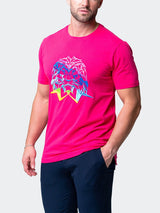 Tee Neon Fushia View-4