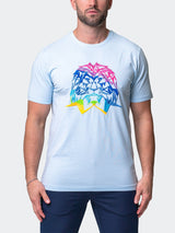 Tee Neon LightBlue View-1