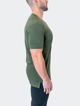 Tee ScribbleSkull ArmyGreen View-6