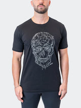 Tee ScribbleSkull Black View-1