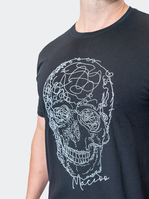 Tee ScribbleSkull Black