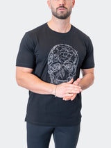 Tee ScribbleSkull Black View-3