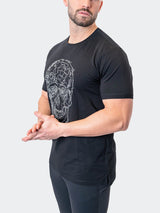 Tee ScribbleSkull Black View-4