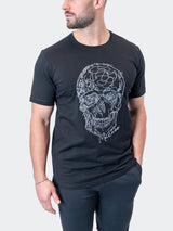 Tee ScribbleSkull Black View-5