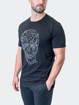 Tee ScribbleSkull Black View-7