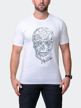 Tee ScribbleSkull White View-1