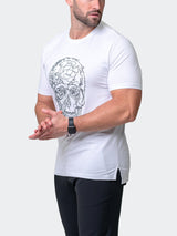 Tee ScribbleSkull White View-2