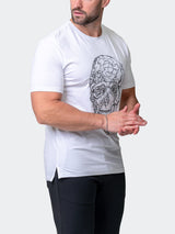 Tee ScribbleSkull White View-3