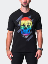 Tee SkullMulti Black View-1