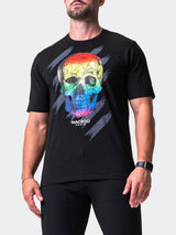 Tee SkullMulti Black View-2