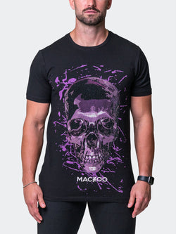 Tee SkullPurple Black