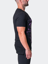 Tee SkullPurple Black View-4