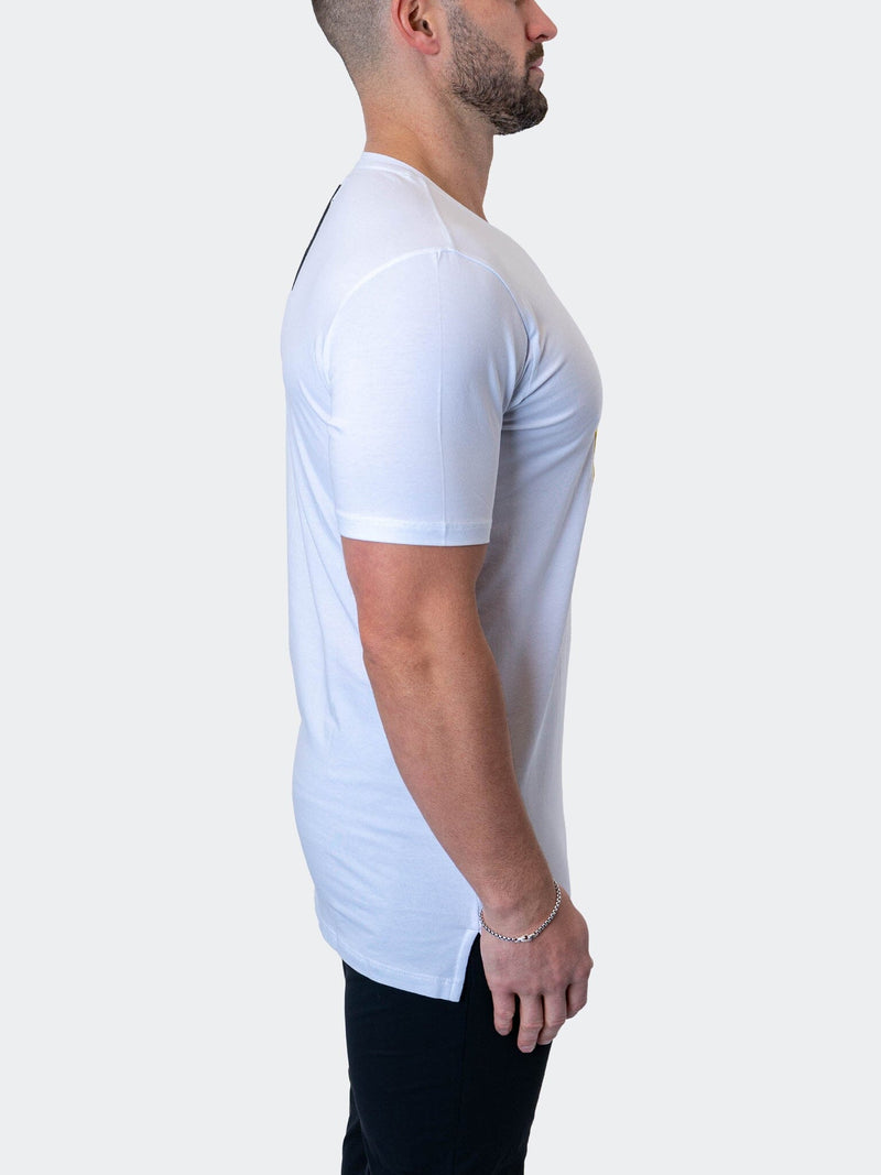 Tee Stacked White