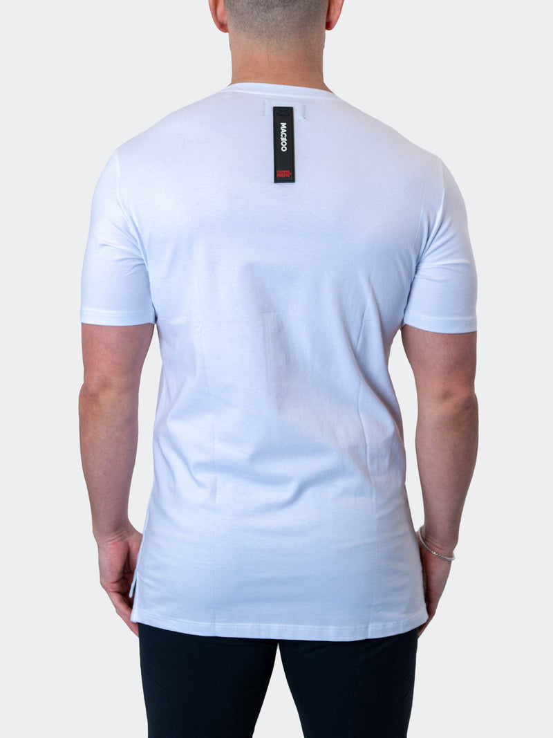 Tee Stacked White