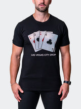 Tee VegasCity Black View-1