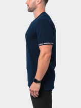 V-Neck VivaldiSleeve Blue View-7