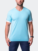 V-Neck VivaldiSolidCamoLight Blue View-10