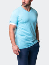 V-Neck VivaldiSolidCamoLight Blue View-3