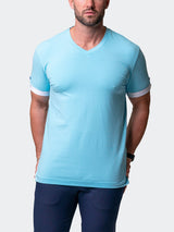 V-Neck VivaldiSolidCamoLight Blue View-4