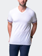 V-Neck VivaldiSolidGame White View-6