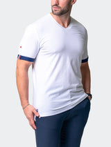 V-Neck VivaldiSolidGame White View-9