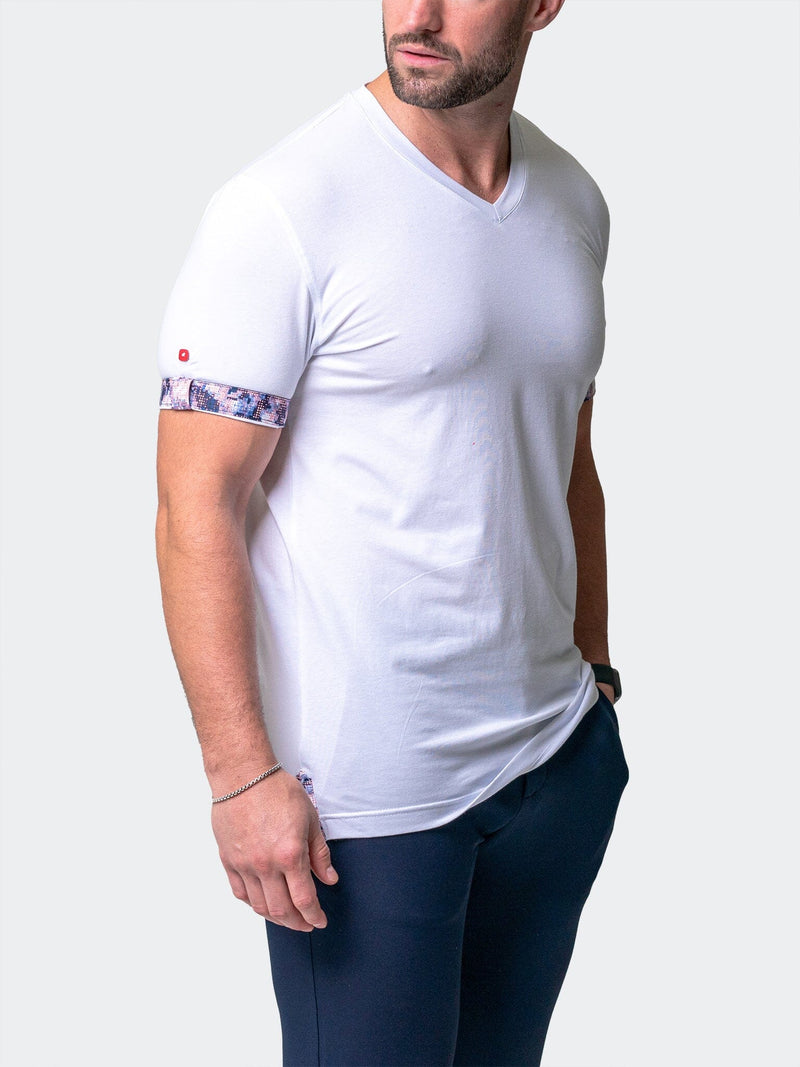 V-Neck VivaldiSolidGame White