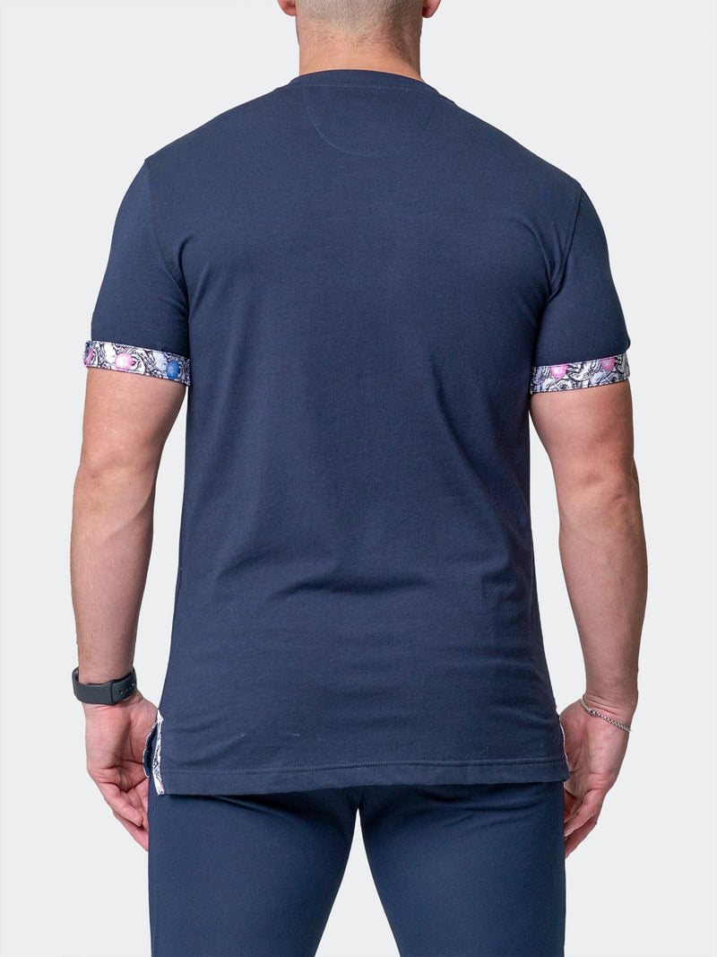 V-Neck VivaldiSolidMonkey Blue