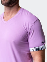 V-Neck VivaldiSolidPeace Purple View-10