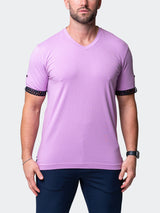 V-Neck VivaldiSolidPeace Purple View-1