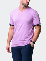 V-Neck VivaldiSolidPeace Purple View-2