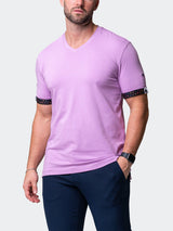 V-Neck VivaldiSolidPeace Purple View-3